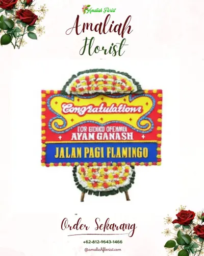 Bunga Papan Congratulation di Mertelu